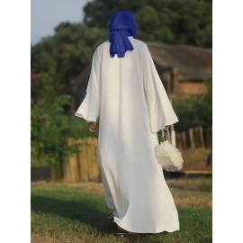 [Butterfly Bow Abayas Set] Elegant Butterfly Bow Abayas Set - Long Robe Dress and Headscarf