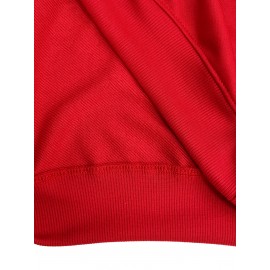 [Thankful Print Sweatshirt] Women's Casual Thankful Print Sweatshirt - 100% Polyester Knit Crew Neck Long Sleeve Top For Fall/Winter - Soft, Machine Washable, Plus Size Comfort Wear