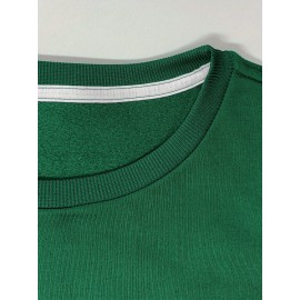 Women's Dental Assistant Graphic Print Crew Neck Sweatshirt - Teeth Leopard Pattern Casual Pullover, Relaxed Fit Fall & Spring Top, Machine Washable, Dental Assistant Gifts, No Stretch Fabric