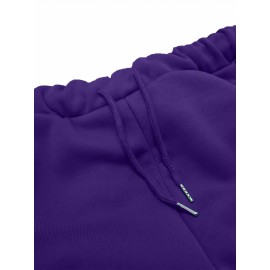 Women's Fashion Casual Letter Print Set - Premium Autumn/Winter Trendy Youthful Fleece Hoodie and Jogger Pants Two-Piece Outfit, Versatile Hooded Suit for Women, Ideal Gift Choice