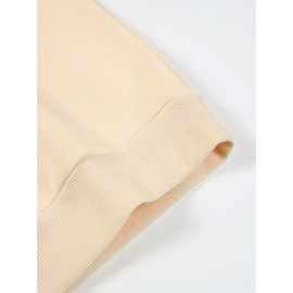 Women'S 2pcs Set, Women'S Casual Bow Print Design Crew Neck Sweatshirt and Leggings, Fall/ Winter