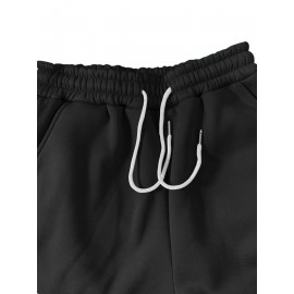 Autumn Winter New Arrival, Sunflower Creative Letter Print Hoodie Sweatshirt and Pants Two-Piece Set, Casual Style, with Pocket, for Women, Fall/Winter Collection, Graphic Design, Long Sleeve, Comfortable Fit, Perfect for Outdoor