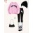 2pcs Set Women'S Casual New York Monogram Print Long Sleeve Knitted Polyester Spandex Crew Neck Sweatshirt & Sweatpants Set, Comfortable Stretch Fabric, 250g/m² 230g/m², for Fall, Winter, Outdoor Use